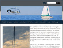 Tablet Screenshot of olsonsclassicyachts.com